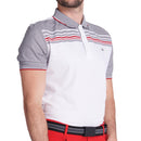 Calvin Klein Nelson Polo Shirt - White/Grey Marl