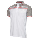 Calvin Klein Nelson Polo Shirt - White/Grey Marl