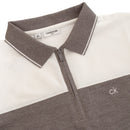 Calvin Klein Morris Polo Shirt - Grey Marl/White