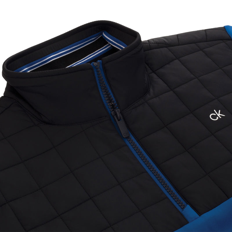 Calvin Klein Vardon Hybrid Half Zip Pullover - Nautical