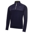 Calvin Klein Vardon Hybrid Half Zip Pullover - Navy