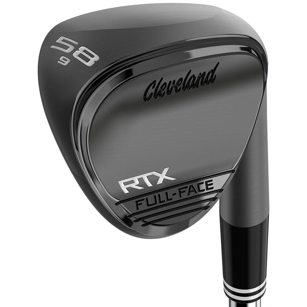 Cleveland RTX ZipCore Full-Face Wedge - Black Satin - Steel