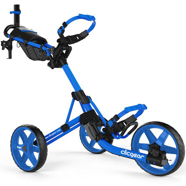 Clicgear 4.0 3-Wheel Push Trolley - Blue