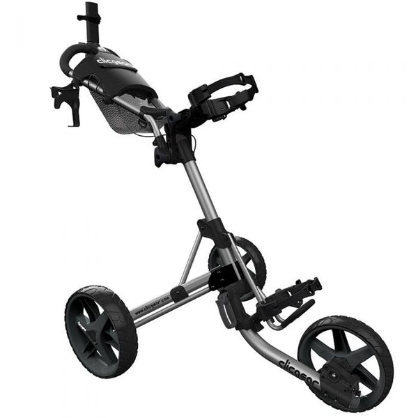 Clicgear 4.0 3-Wheel Push Trolley - Silver