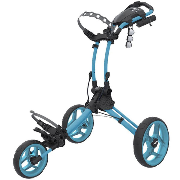 Clicgear Rovic RV1C Compact 3-Wheel Push Trolley - Light Blue