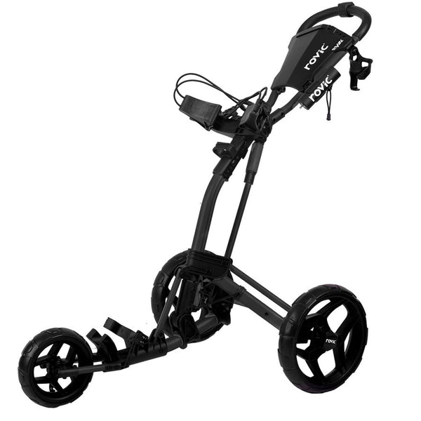 Clicgear Rovic RV2L 3-Wheel Push Trolley - Charcoal/Black