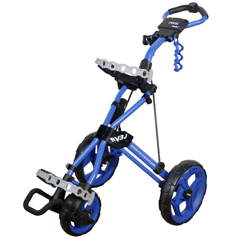 Clicgear Rovic RV3J Junior 3-Wheel Push Trolley - Blue