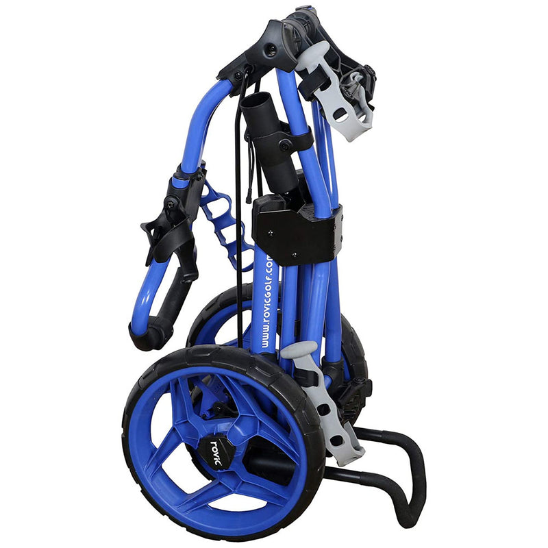 Clicgear Rovic RV3J Junior 3-Wheel Push Trolley - Blue