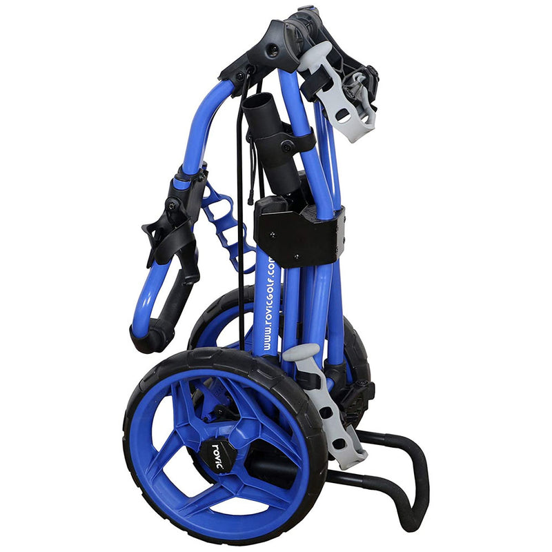 Clicgear Rovic RV3J Junior 3-Wheel Push Trolley - Blue