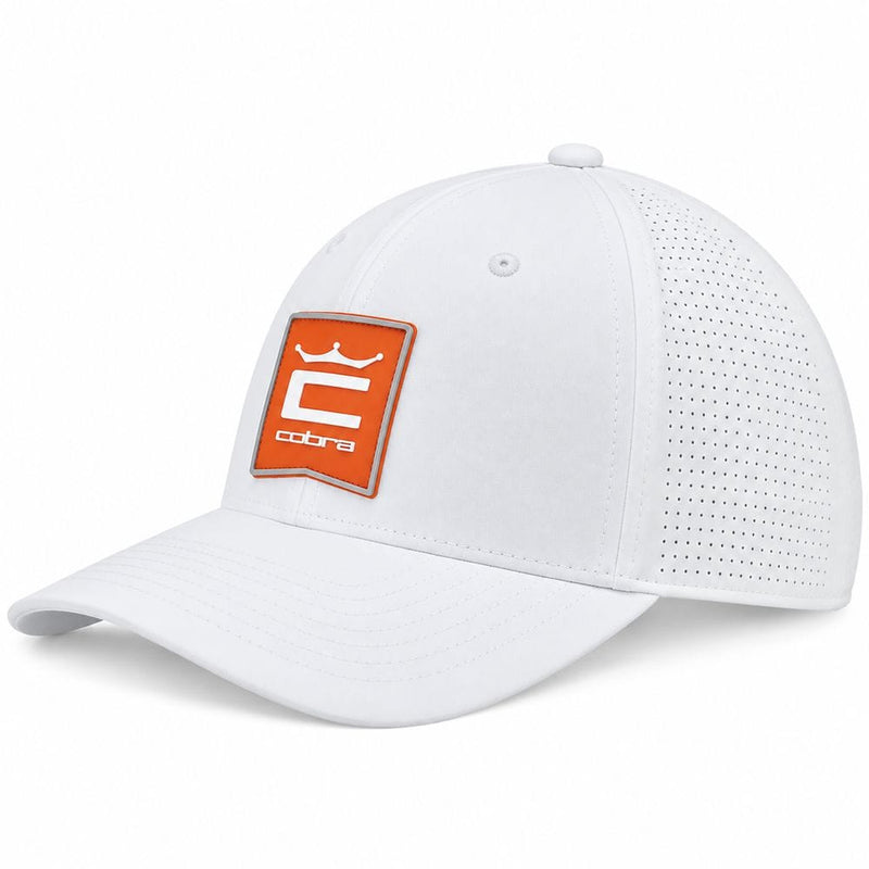 Cobra Crown C Patch Cap - White/Orange