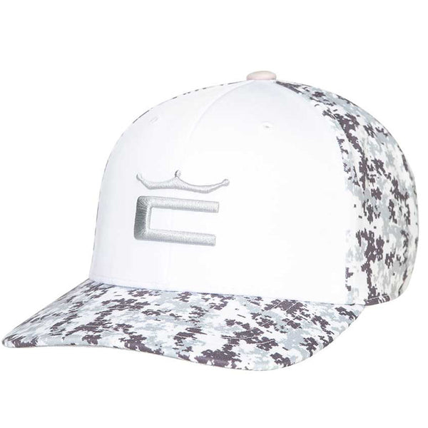 Cobra Camo Crown C Snapback Cap - White