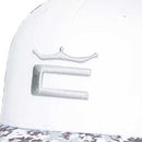 Cobra Camo Crown C Snapback Cap - White