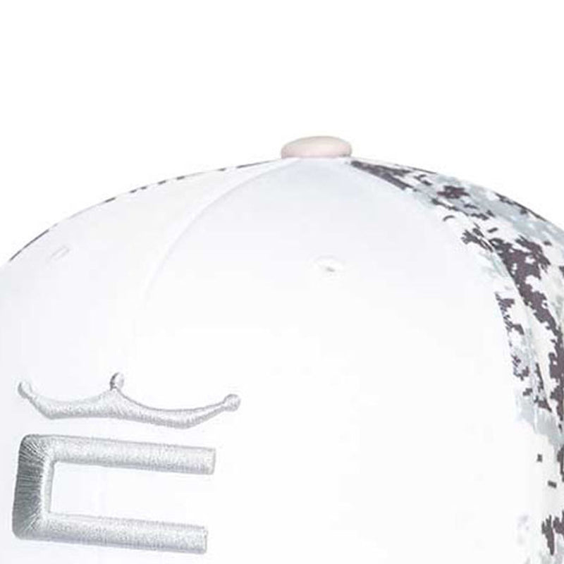Cobra Camo Crown C Snapback Cap - White