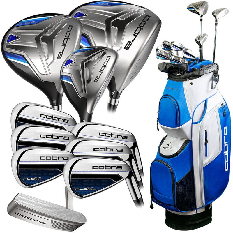 Cobra Fly XL 11 Piece Cart Bag Package Set Steel