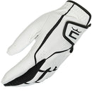 Cobra Microgrip Flex Leather Golf Glove - White - 3 Pack