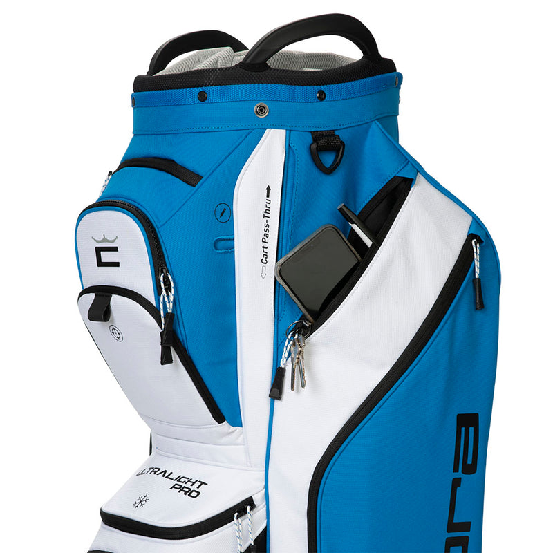 Cobra Ultralight Pro Cart Bag - Electric Blue/White