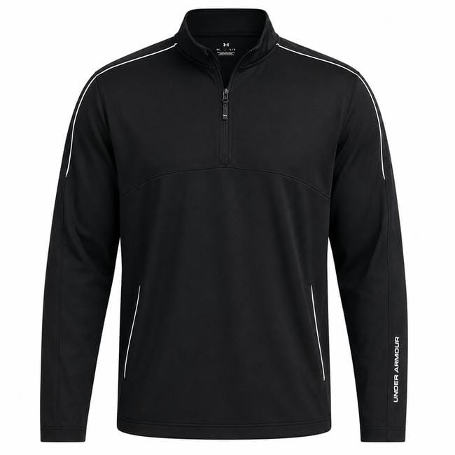 Under Armour Drive Wind Half Zip Pullover - Black/White
