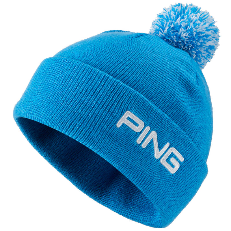 Ping Cresting Knit Beanie Hat - French Blue Ping Cresting Knit Beanie Hat - French Blue