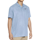 Nike Dry Victory Micro Print Polo Shirt - Hydrogen Blue/Obsidian