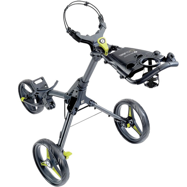 Motocaddy CUBE Push Trolley - Graphite/Lime