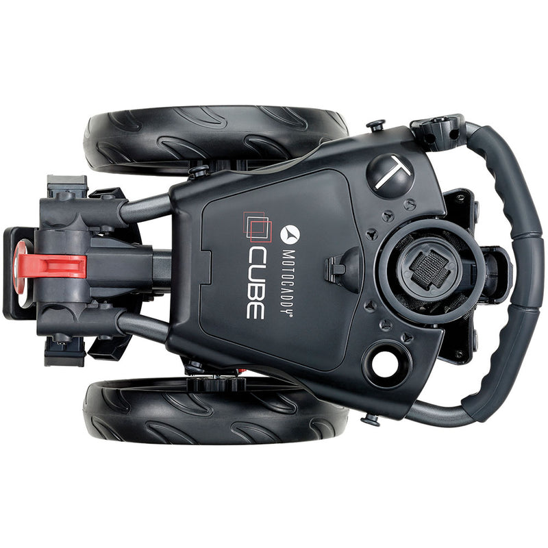 Motocaddy CUBE Push Trolley - Graphite/Red