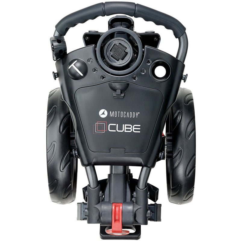 Motocaddy CUBE Push Trolley - Graphite/Red