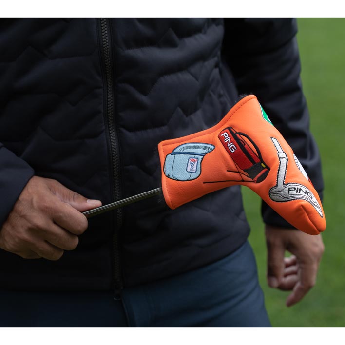 Ping Decal Blade Putter Headcover - Orange