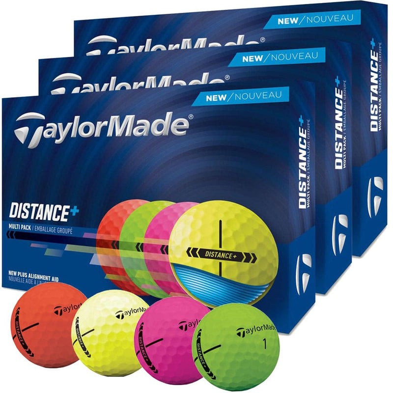 TaylorMade Distance+ Golf Balls - Multi - 3 for 2 Dozen