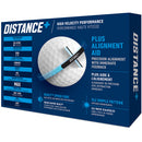 TaylorMade Distance+ Golf Balls - White - 12 Pack