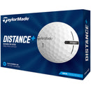 TaylorMade Distance+ Golf Balls - White - 12 Pack