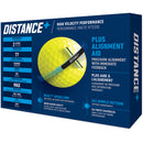 TaylorMade Distance+ Golf Balls - Yellow - 12 Pack