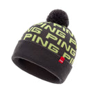Ping Logo Bobble Hat - Grey/Green