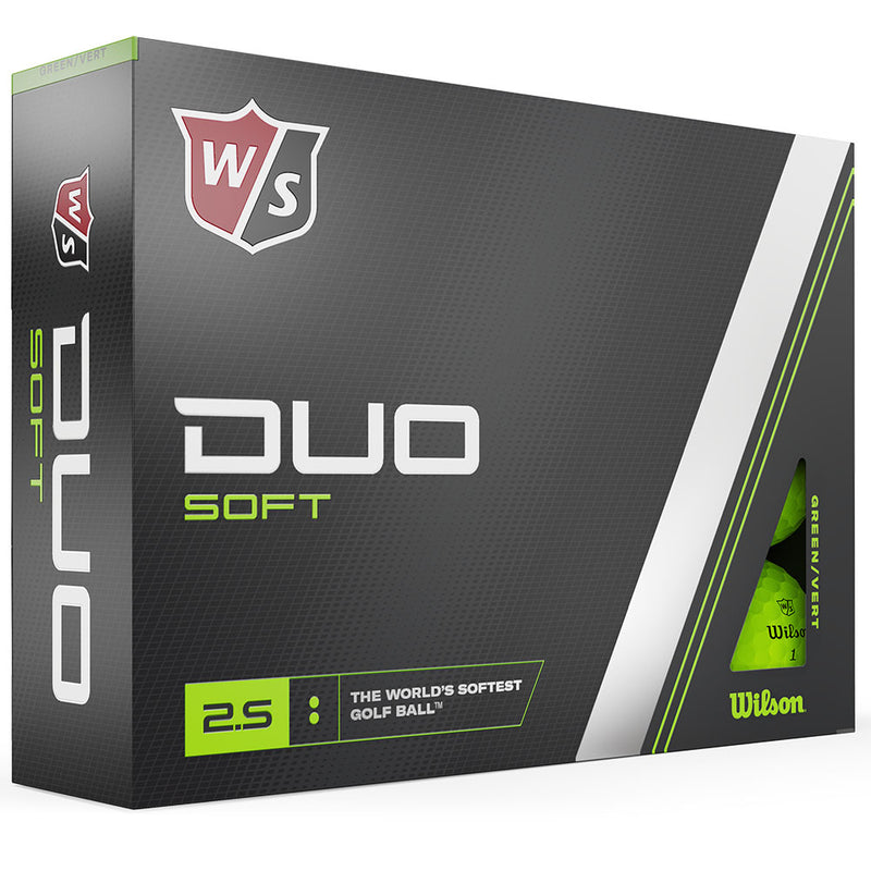 Wilson Duo Soft Golf Balls - Green - 12 Pack