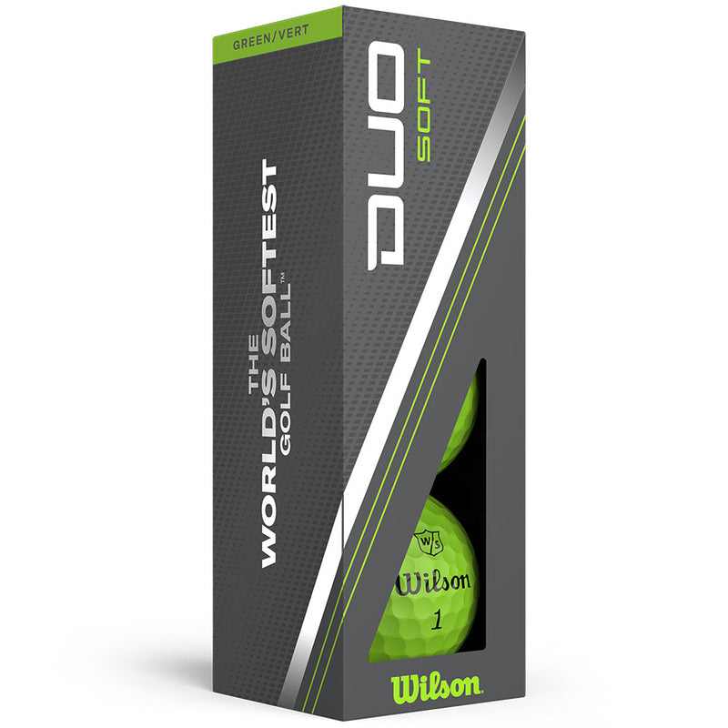 Wilson Duo Soft Golf Balls - Green - 12 Pack