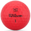 Wilson Duo Soft Golf Balls - Red - 12 Pack