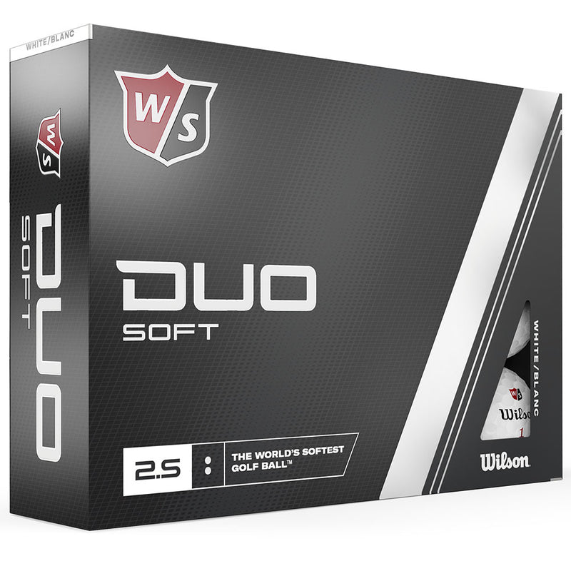 Wilson Duo Soft Golf Balls - White - 12 Pack