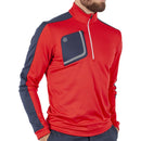 Galvin Green Dwight Insula Pullover - Red/Navy/White