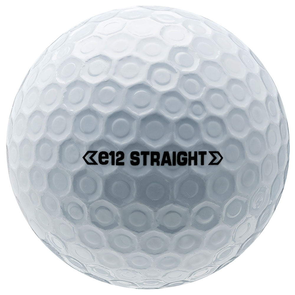 Bridgestone e12 Straight Golf Balls - White - 12 Pack