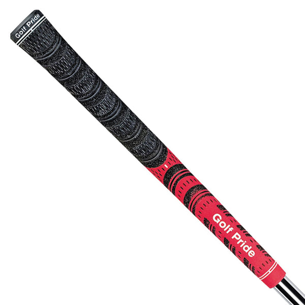 Golf Pride New Decade Multi Compound Midsize Grip - Black/Red