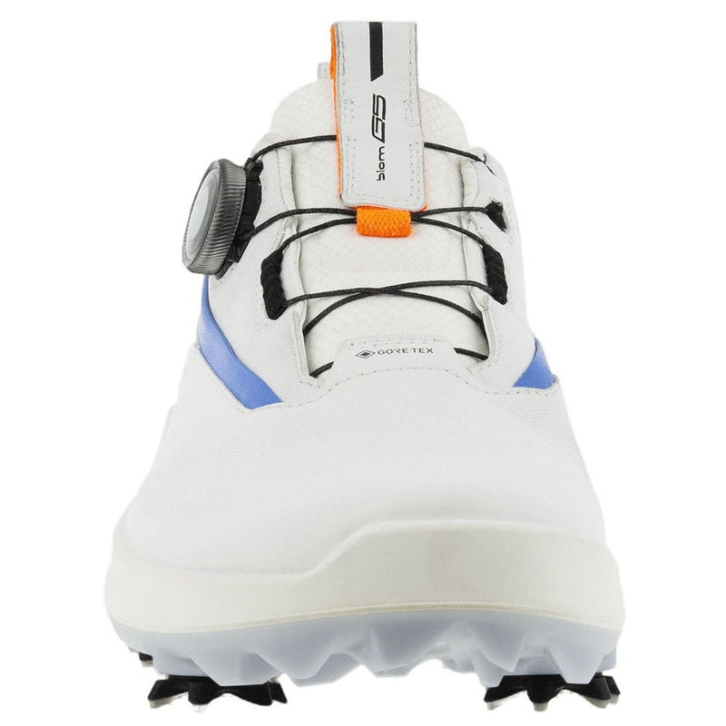 ECCO Biom G5 BOA Spiked Waterproof Shoes - White/Regatta