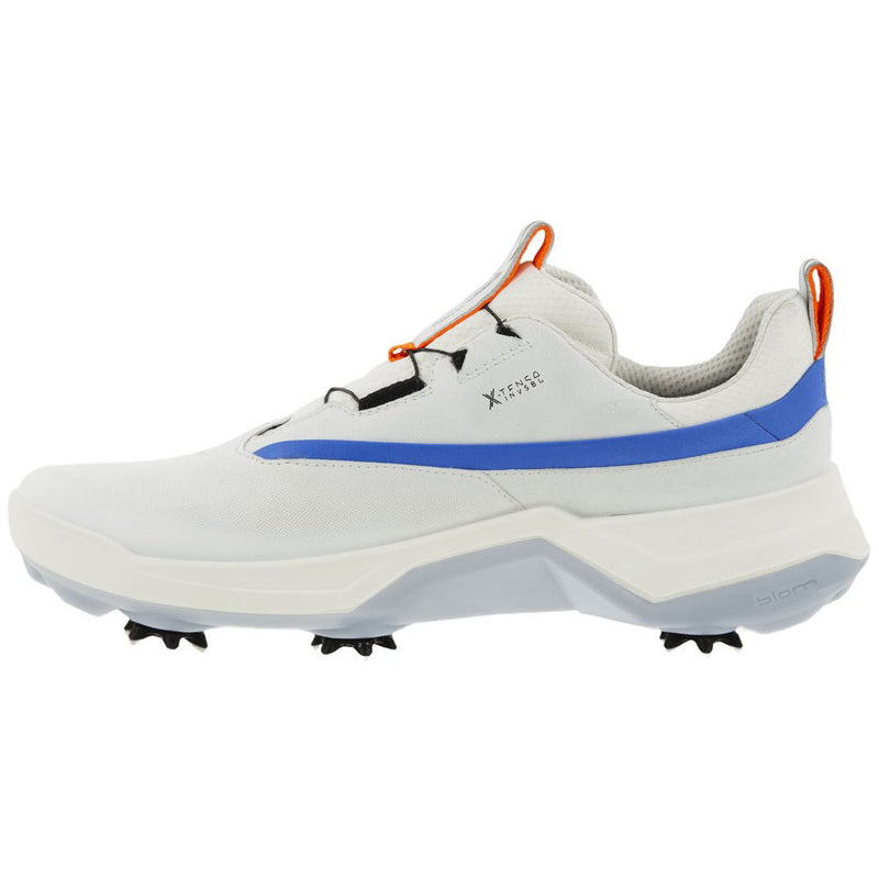 ECCO Biom G5 BOA Spiked Waterproof Shoes - White/Regatta