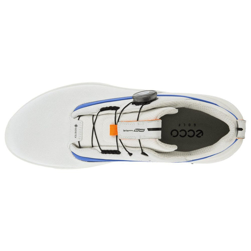 ECCO Biom G5 BOA Spiked Waterproof Shoes - White/Regatta
