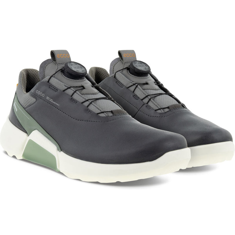 ECCO Biom H4 BOA Gore-Tex Spikeless Waterproof Shoes - Magnet/Frosty Green