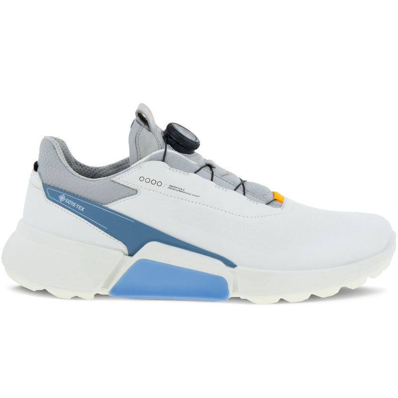 ECCO Biom H4 BOA Gore-Tex Waterproof Spikeless Shoes White/Retro Blu