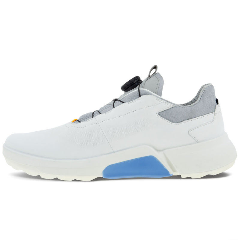 ECCO Biom H4 BOA Gore-Tex Waterproof Spikeless Shoes - White/Retro Blue