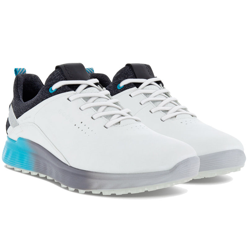 ECCO S-Three Waterproof Spikeless Shoes - White Caribbean