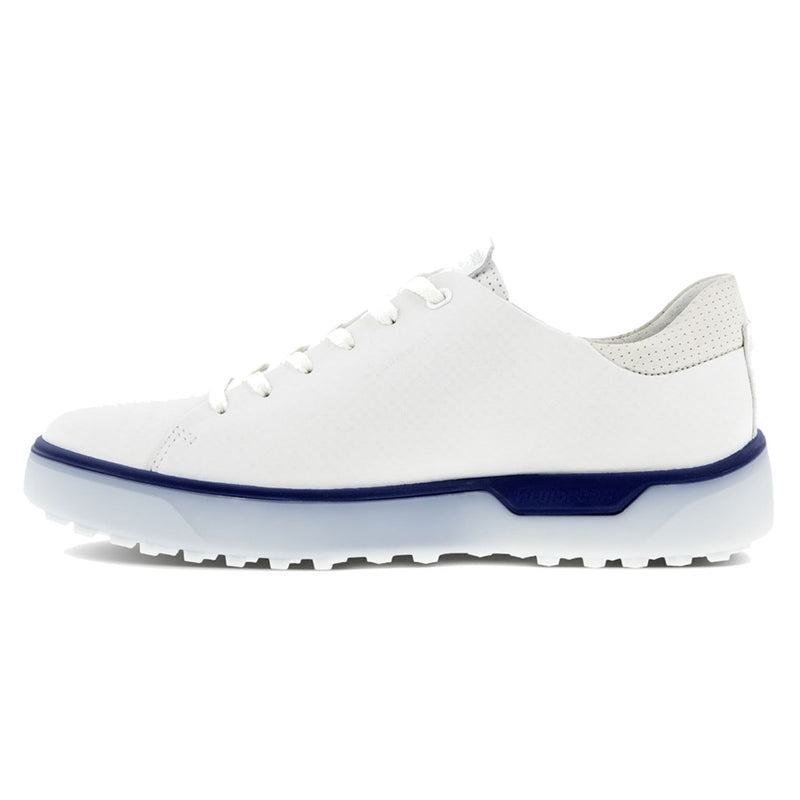 ECCO Tray Spikeless Shoes - White/Blue Depths