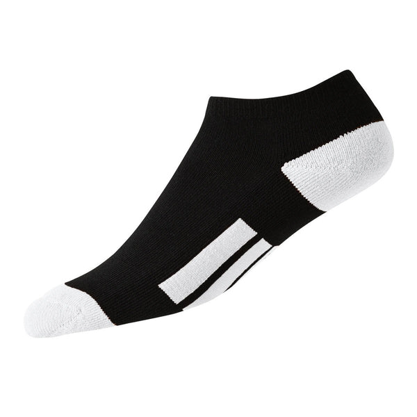 FootJoy ProDry Lowcut Junior Socks - Black/White