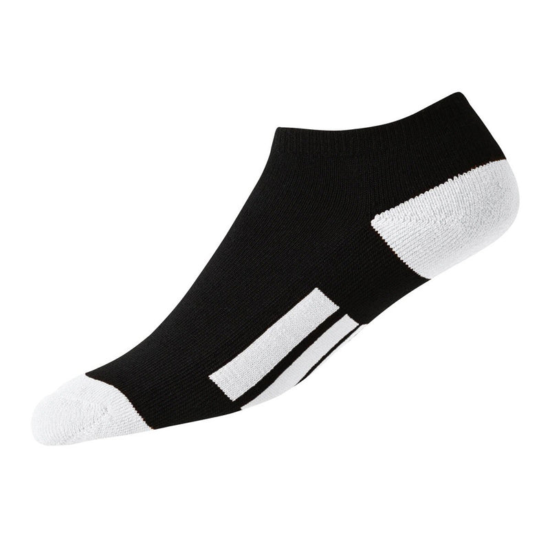 FootJoy ProDry Lowcut Junior Socks - Black/White