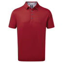 FootJoy Stretch Pique with Vintage Floral Trim - Merlot